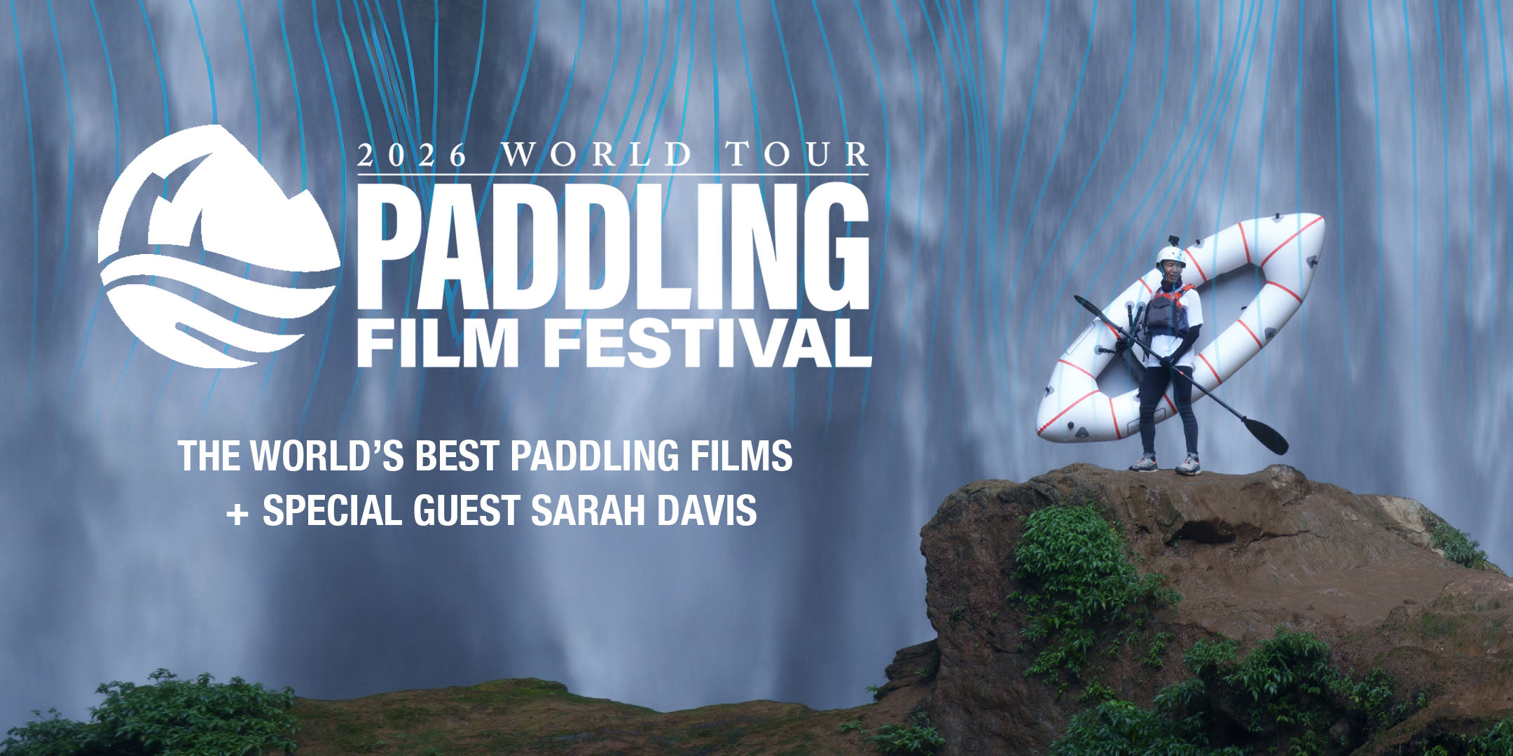 Numerous canoes and rowers on the water