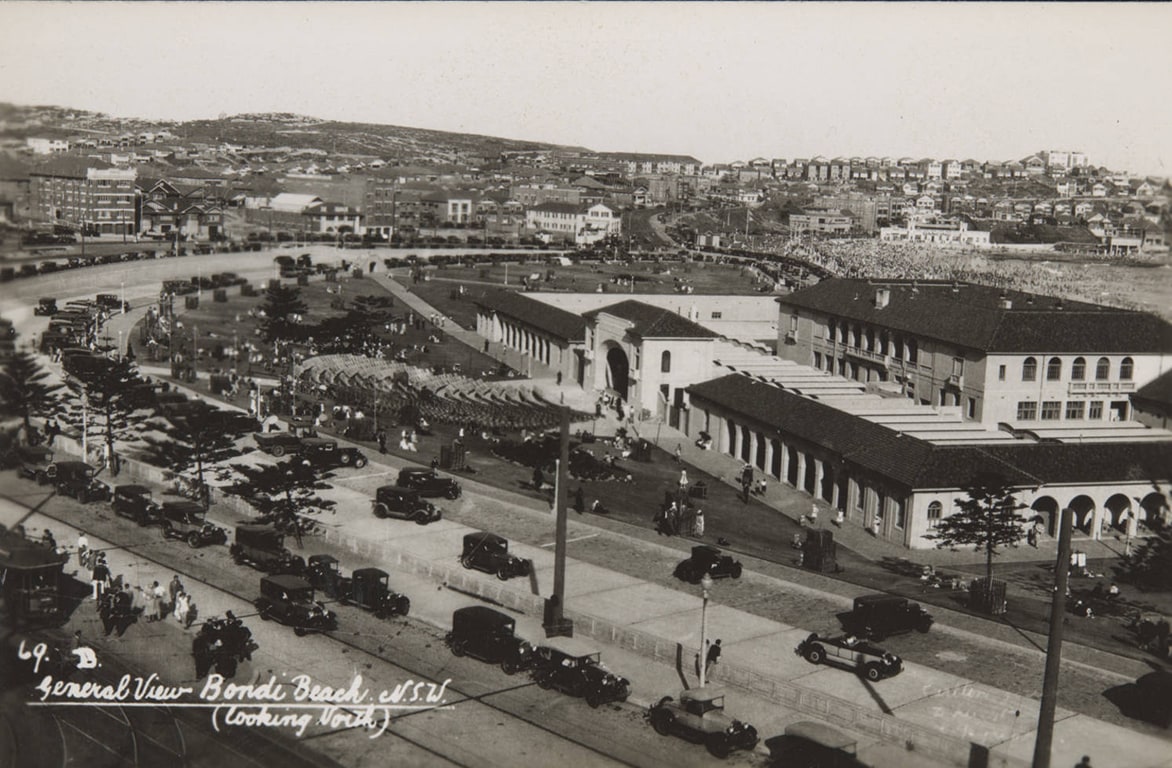 Historic image of Bondi Pavilion