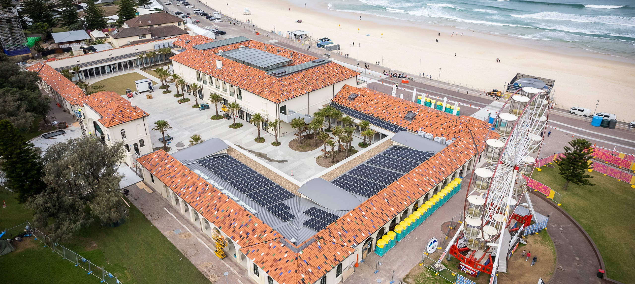 Top view of Bondi Pavilion