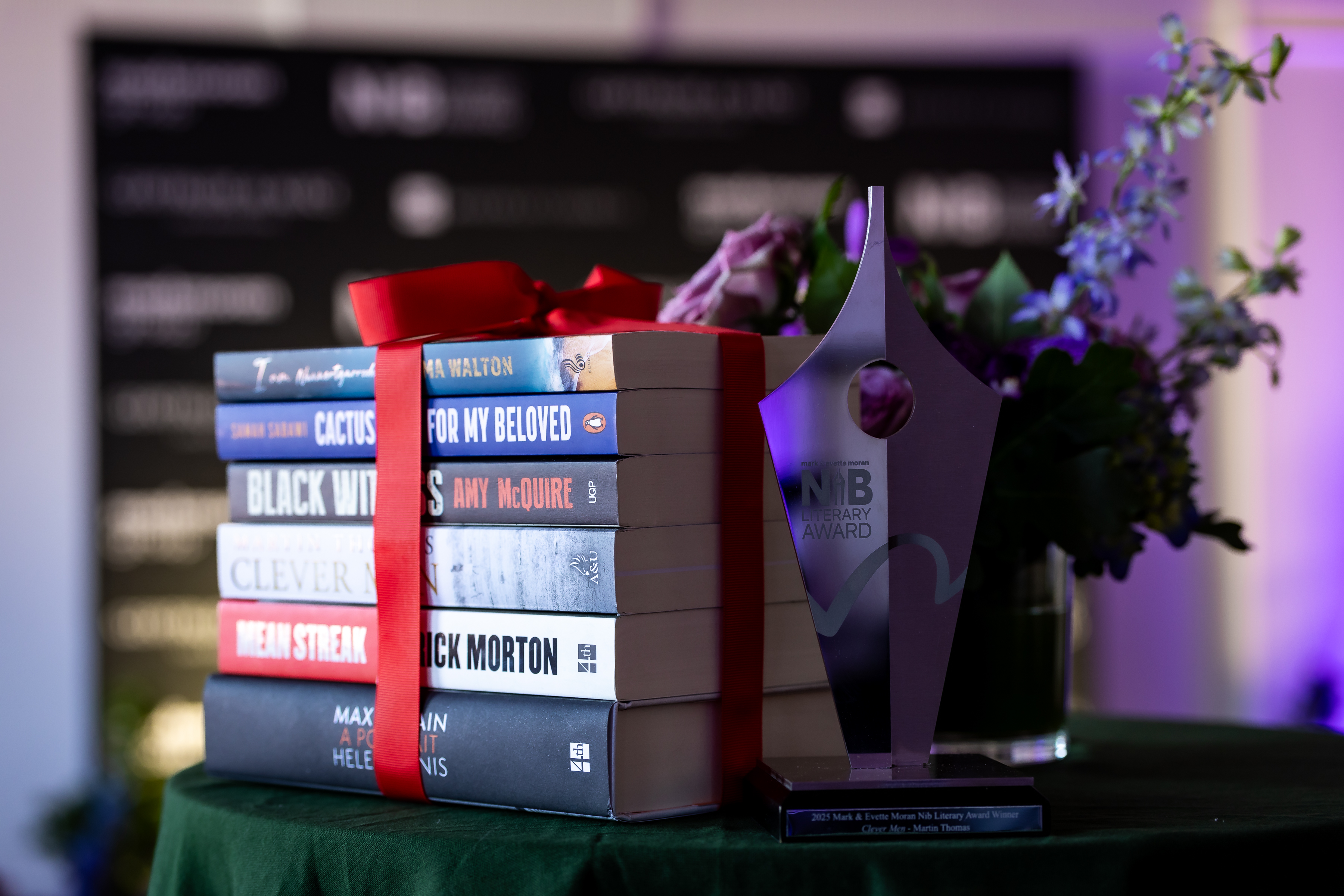 Book bundle and trophy