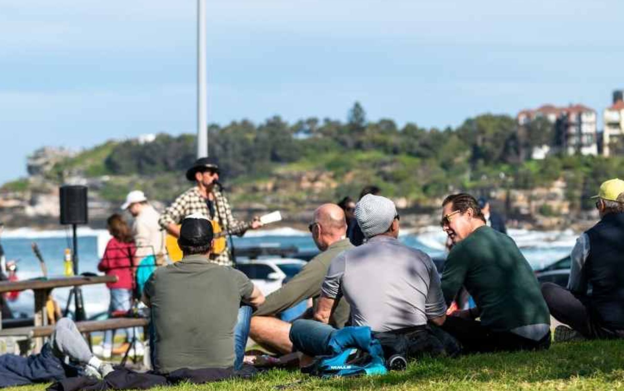 Bondi local performing at Bondi Festival